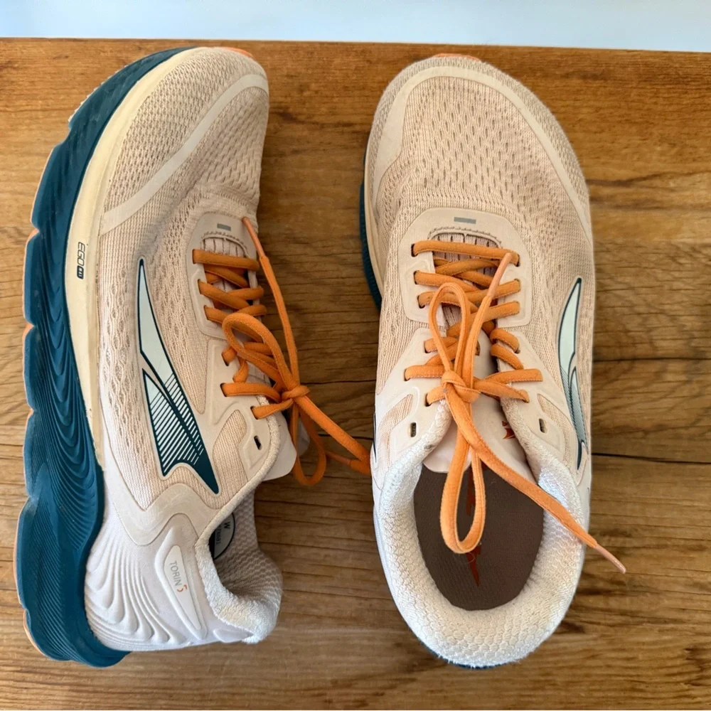 Altra Torin 5 Luxe Running Walking Comfort Pink Blue Sneaker Shoes Women’s 8